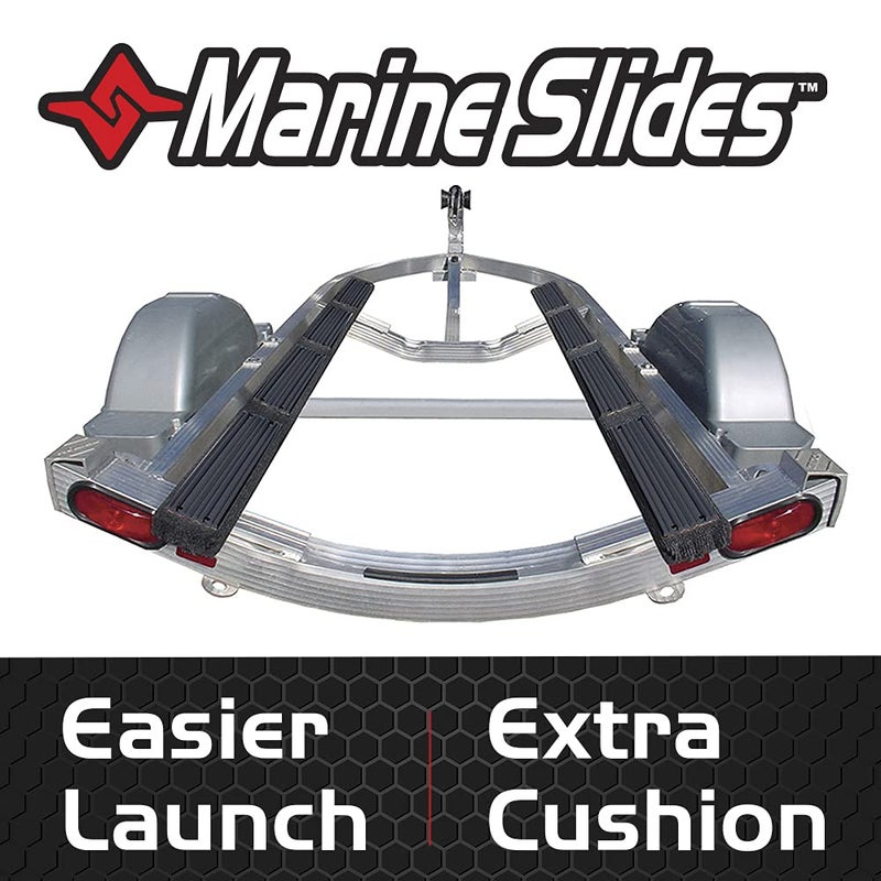 Caliber Marine Trailer Bunk Slides 23010, 3 x 15 inch, 10-Pack Black - Image 2